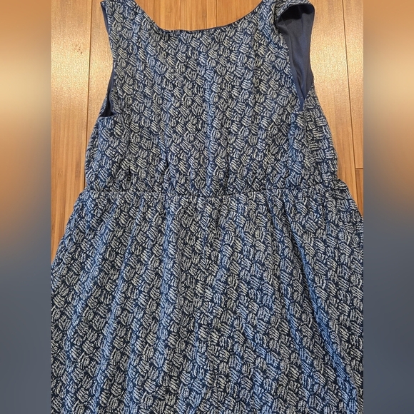 NWOT Rhapsody Blue Patterned Sleeveless Dress - Picture 9 of 10